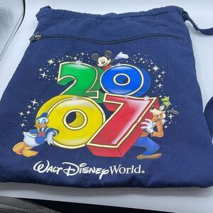 Walt Disney World 2007 canvas backpack.